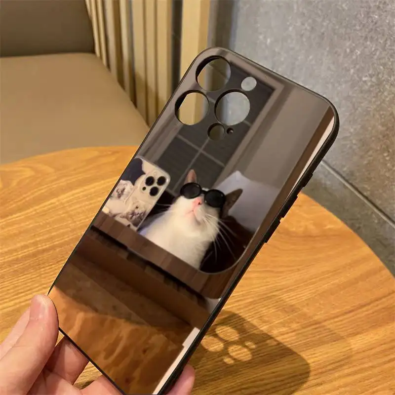 

Cute Kitten Cat Phone Case Phone Case For IPhone16 15 14 13 12 Mini 11 Pro XS Max X XR SE5 6 7 8 Plus Soft Silicone Cover