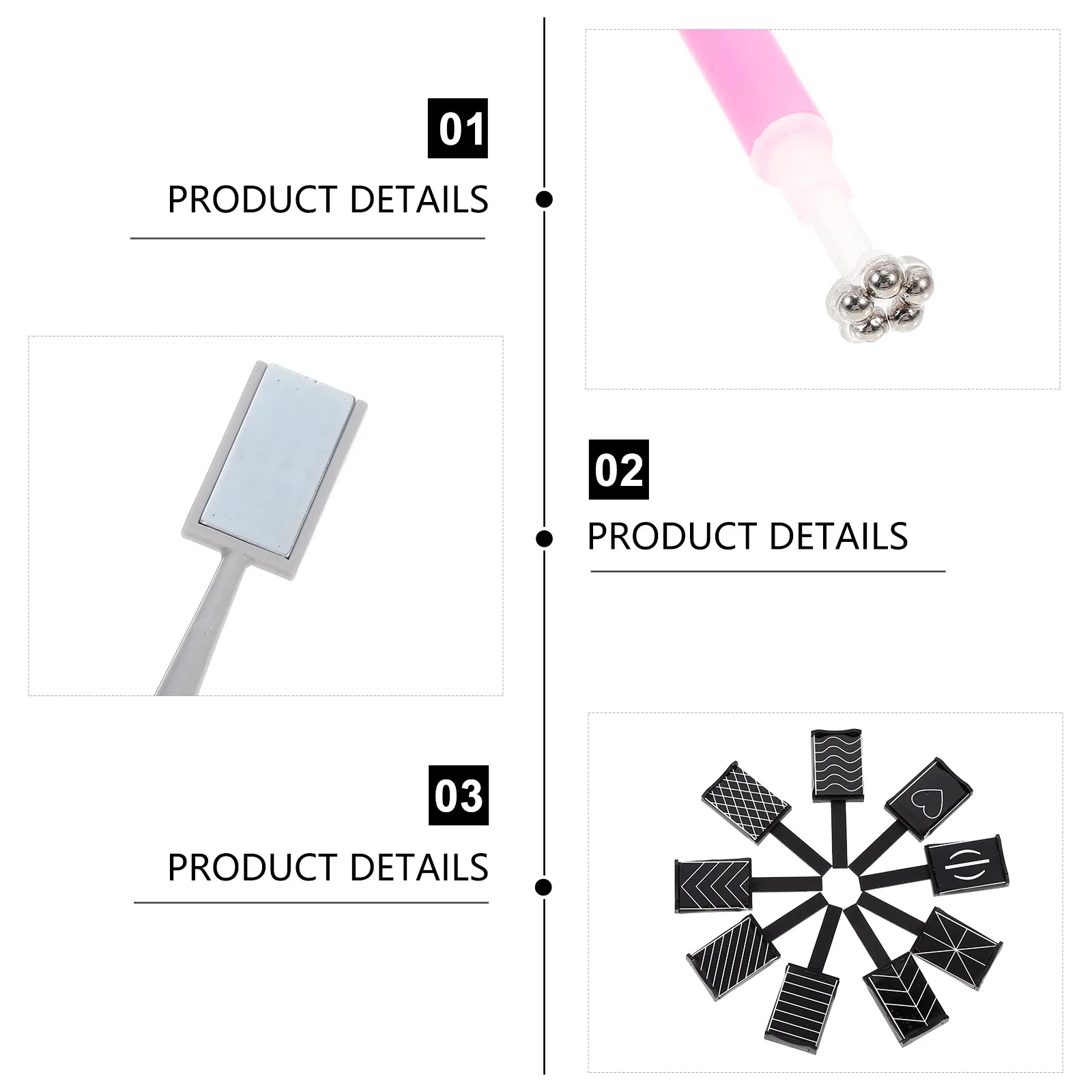 

Tool Set Cat Eye Magnetic Sticks Sticks Magnet Rods Manicure Magnet Tool Set Nail Art Supplies Magnetic Manicure Tools For