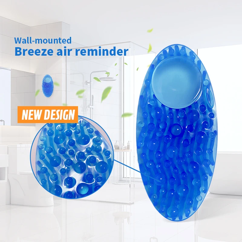 2 Piece Air Freshener Urinal Screen Deodorizer Mats Aromatic Remove Odor Bathroom Toilet Release Fragrance Wall Hanging