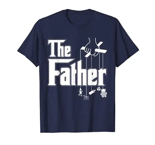 Mens The Father New Daddy Expecting Baby Gift T-Shirt Vintage T Shirt  Oversized T Shirt Casual Cotton Daily Four Seasons