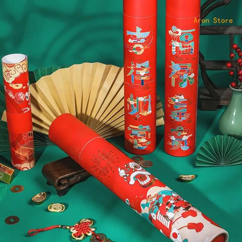 Set distici decorativi anno del drago per 2024 Aggiungi decorazioni per atmosfere festive H3CF