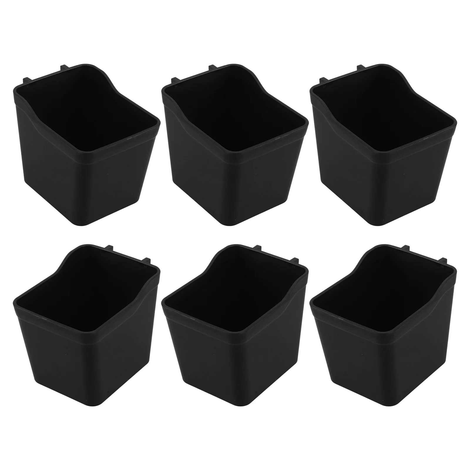 

6Pcs Pegboard Bins Storage Organizer Garage Workbench Craft Room Kitchen Small Parts Storage Tool Holder Cups Basket Set