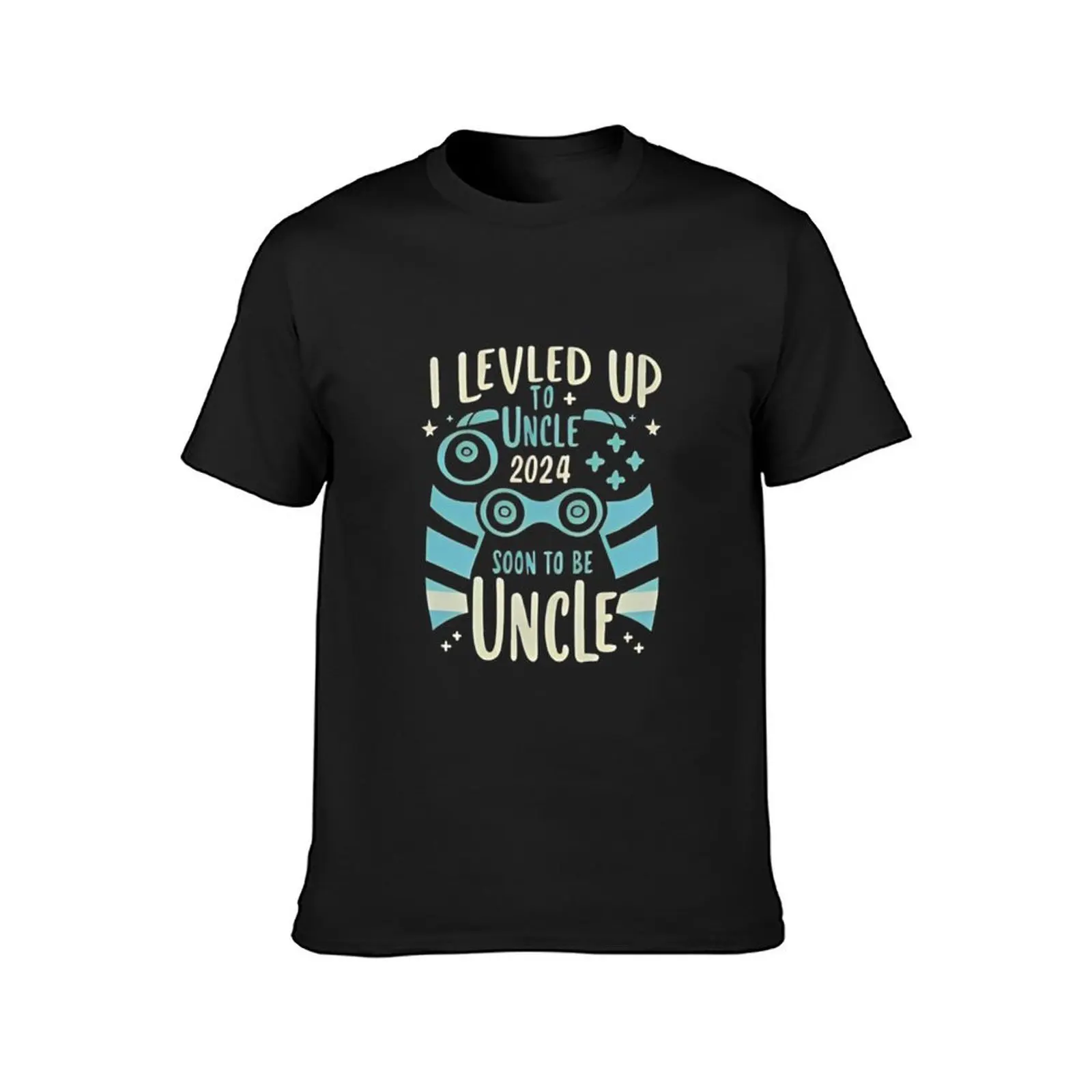 I Leveled Up To Uncle 2024 Gamer Soon To Be Uncle 2024 T-Shirt heavyweights mens t shirts casual stylish