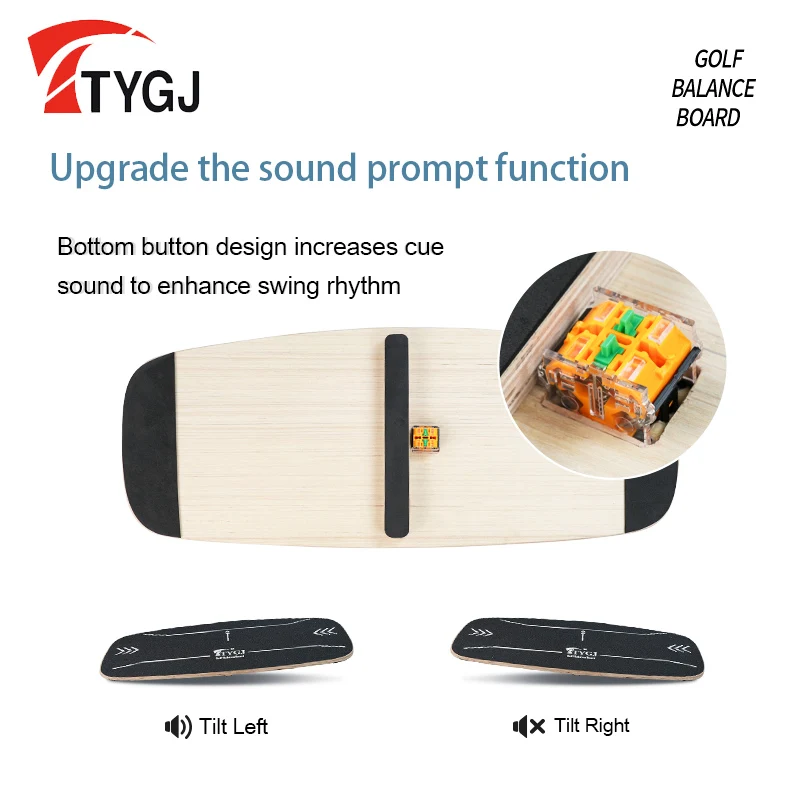 TTYGJ Golf Balance Board Center of Gravity Transfer Board Beginner Swing Training Assistant to Improve Balance and Stability