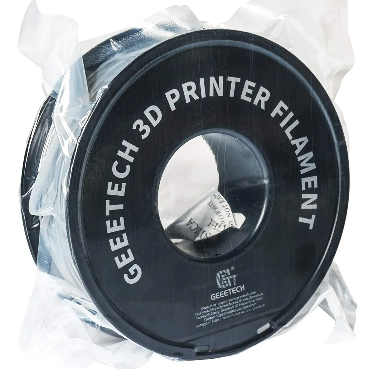 GEEETECH-filamento Pla puro para impresora 3D, seda, mate, 1kg, 1,75mm ± 0,03mm, 1KG (2,2 libras), impresión 3D, envío rápido