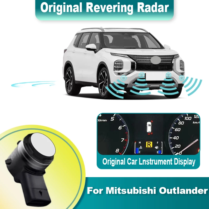 Parktronic For Mitsubishi Outlander 2016 to 2024 Original Sensors Parking Sensor For Cars Assistance Backup Radar Buzzer System