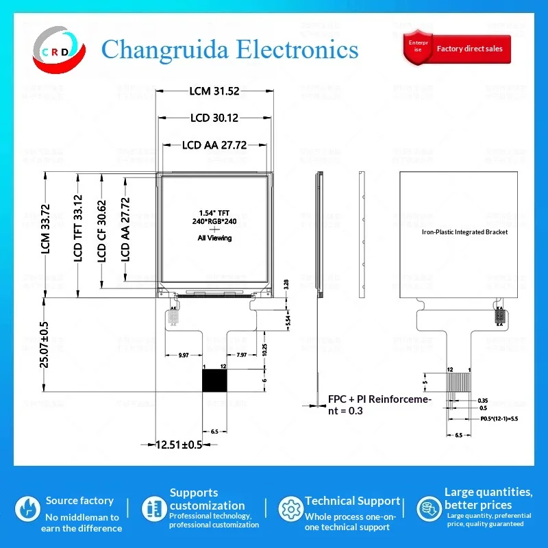 tela-lcd-tft-de-154-polegadas-st7789-pequena-tela-de-240x240-display-lcd-quadrado-colorido-spi