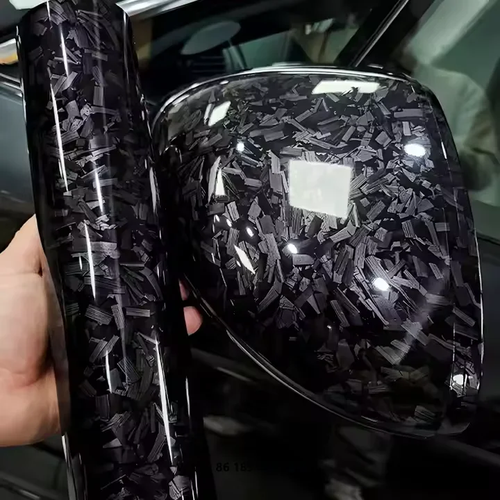 

Hot Sale 3D/5D/6D Carbon Fiber PPF Film PET Black Gold Carbon Fiber Vinyl Wrap Styling for Car Accessories Interior Decoration