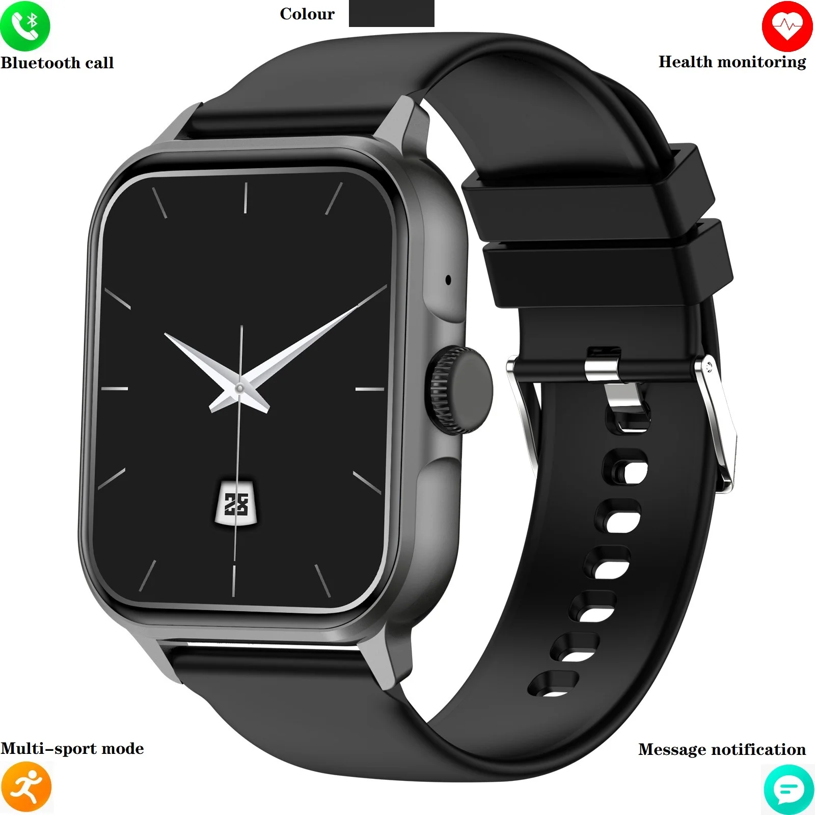 Bluetooth Call Smart Watch 2024 Health Monitor Exercise Tracking 1.83