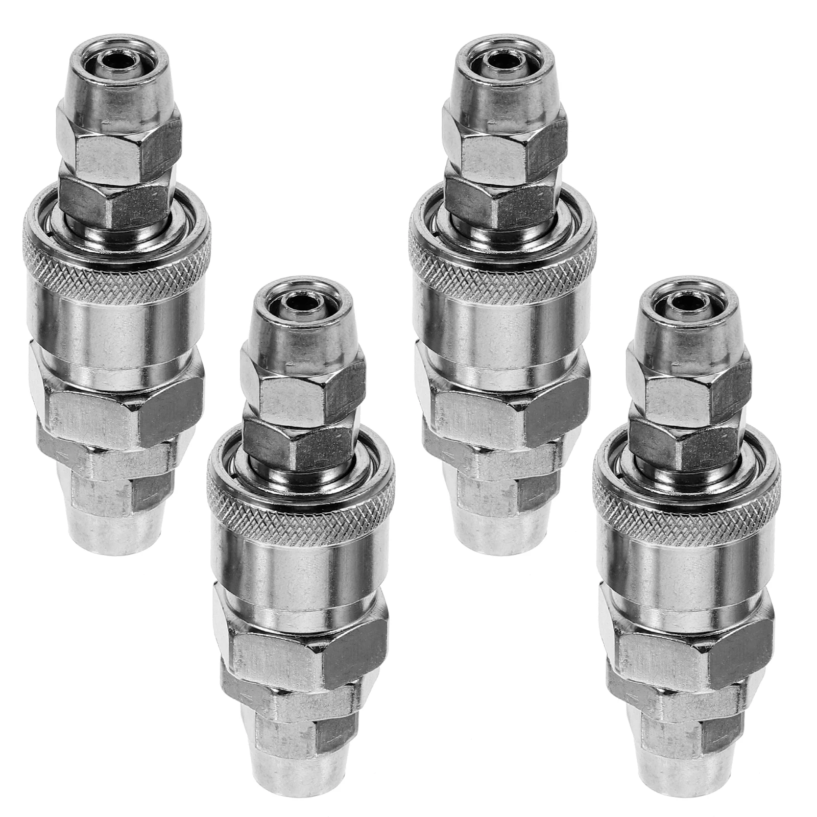

4pcs Quick Coupling Air Hose Connector Pneumatic Self Locking Coupling For Compressor Equipment Metal Tube Fittings Sp20 Pp20