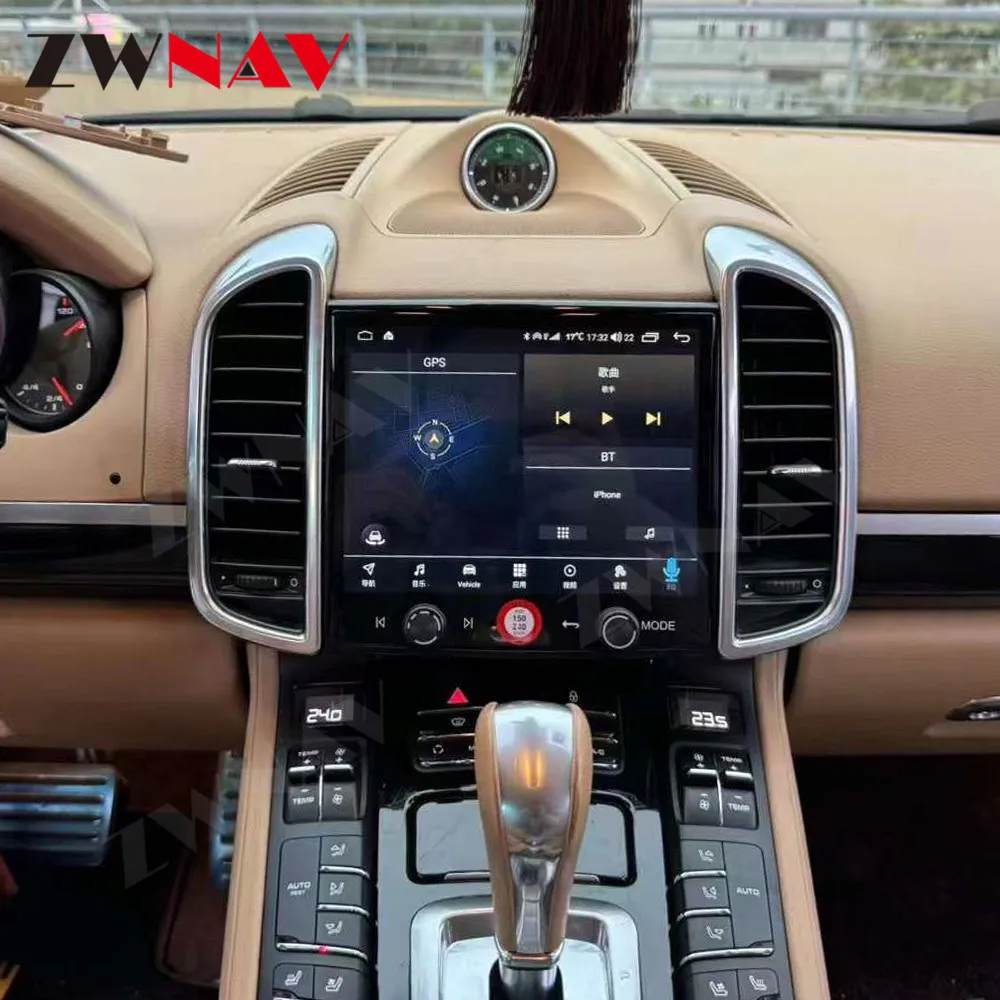 Android12 carplay 8.4 بوصة تعمل باللمس لبورشه كايين 2010-2017 سيارة لتحديد المواقع والملاحة مشغل وسائط متعددة رئيس وحدة ستيريو
