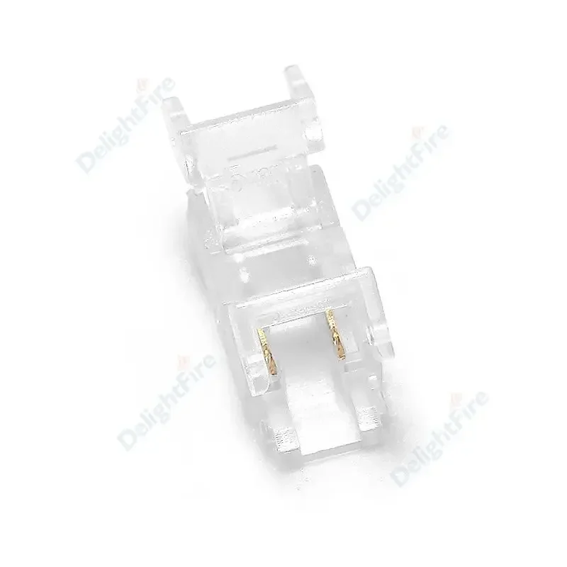 2pin COB Connector 5mm 8mm 10mm LED Strip Terminal Extension Wire LED Connectors Fixed Clips For 2835 5050 SMD COB LED Lights