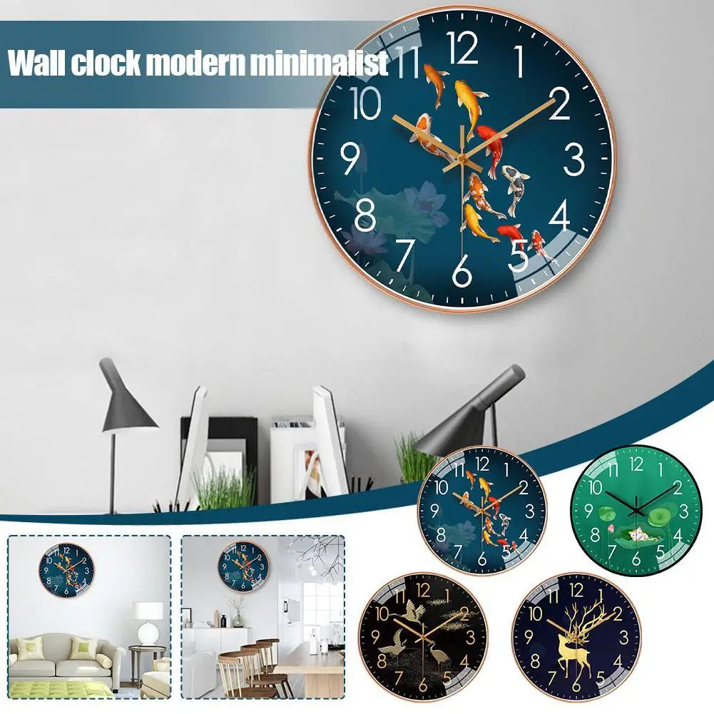 

Goodluck Wall Oclock Living Room Wall Clock (8 INCHES) 20cm Small Wall Clock Modern Minimalist Home Decoration