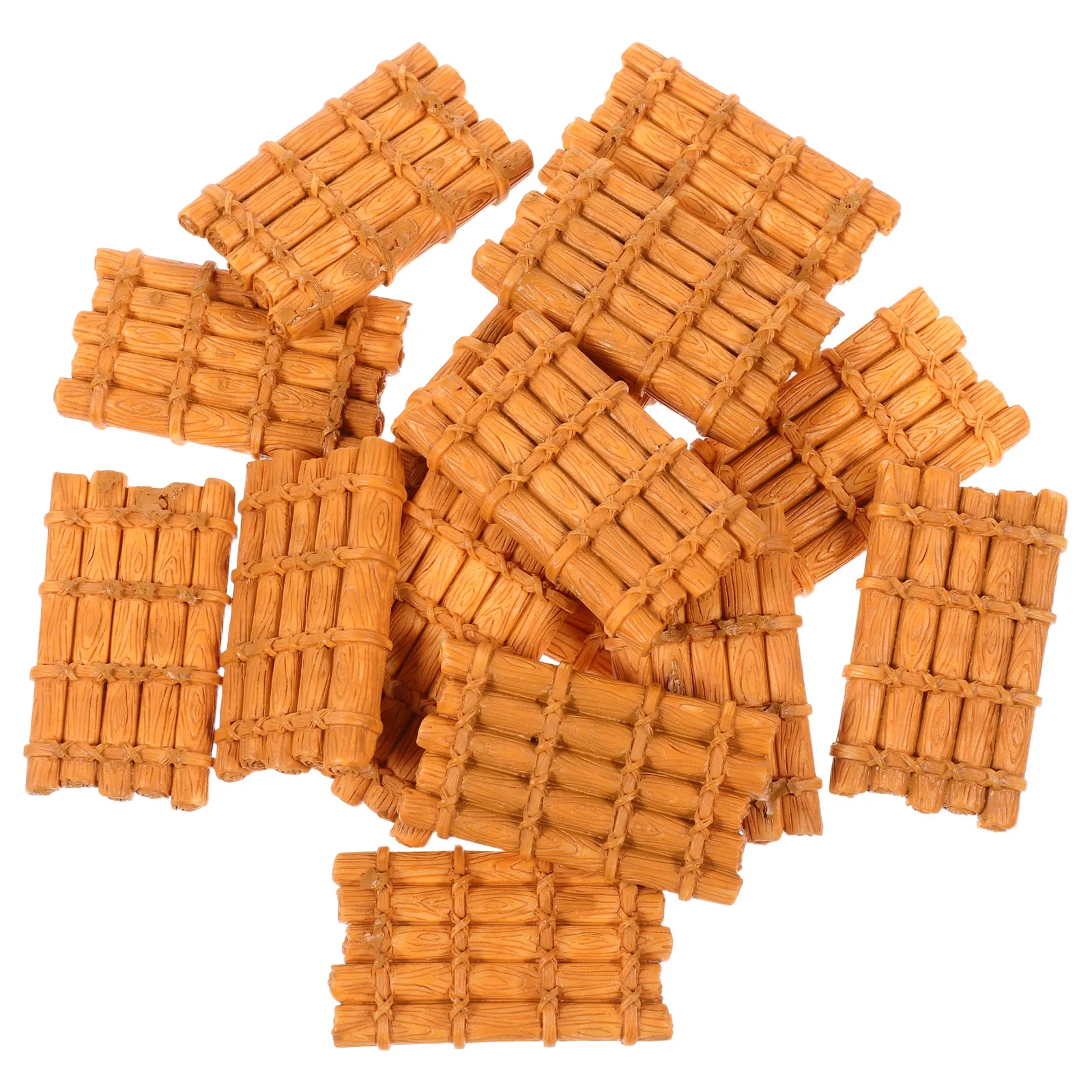 

Micro Landscape Mini Bamboo Bonsai Decor Boat Beach Model Ornaments Dollhouse Resin Sculpture Miniature Rafts Realistic