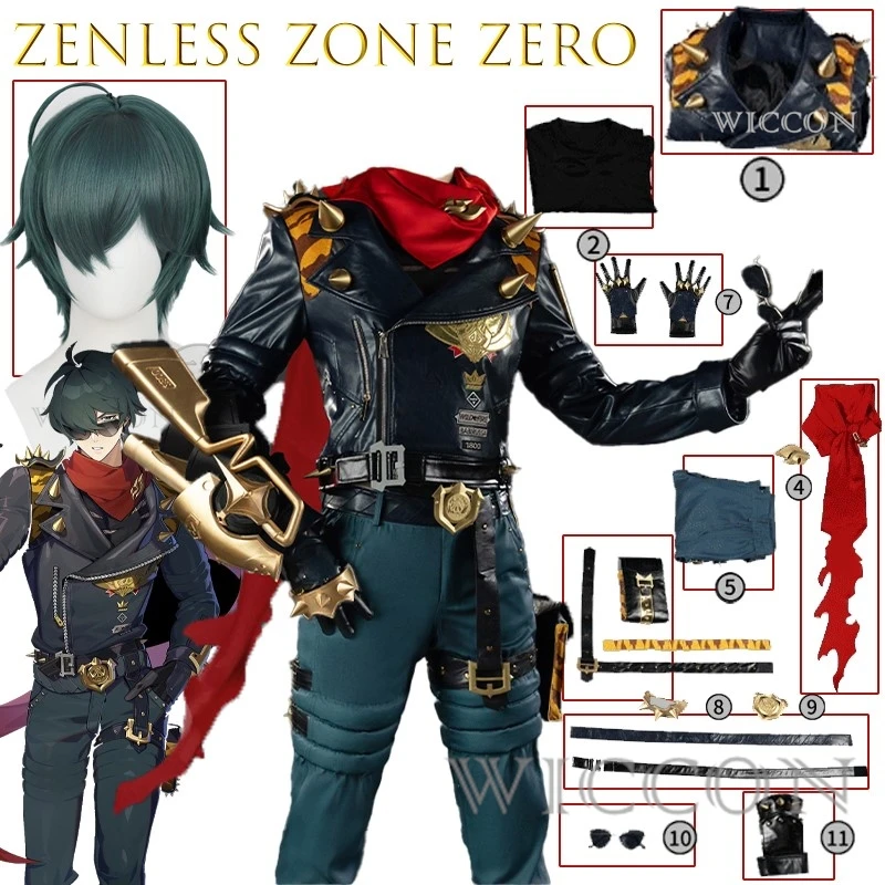 

Zenless Zone Zero Sons Of Calydon зажигалка косплей рука доспехи Хэллоуин Рождественский игровой костюм
