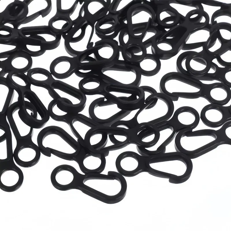 26 pcs Quick Release Snap Hooks, Durable, for Hanging Camping Lights, Keys and Small Items, Easy to Install