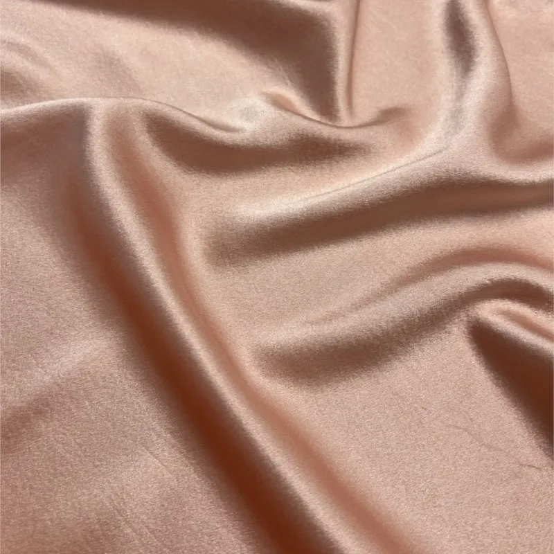 Intangible heritage handmade plant dyeing heavy 30momme 100% silk crepe satin fabric