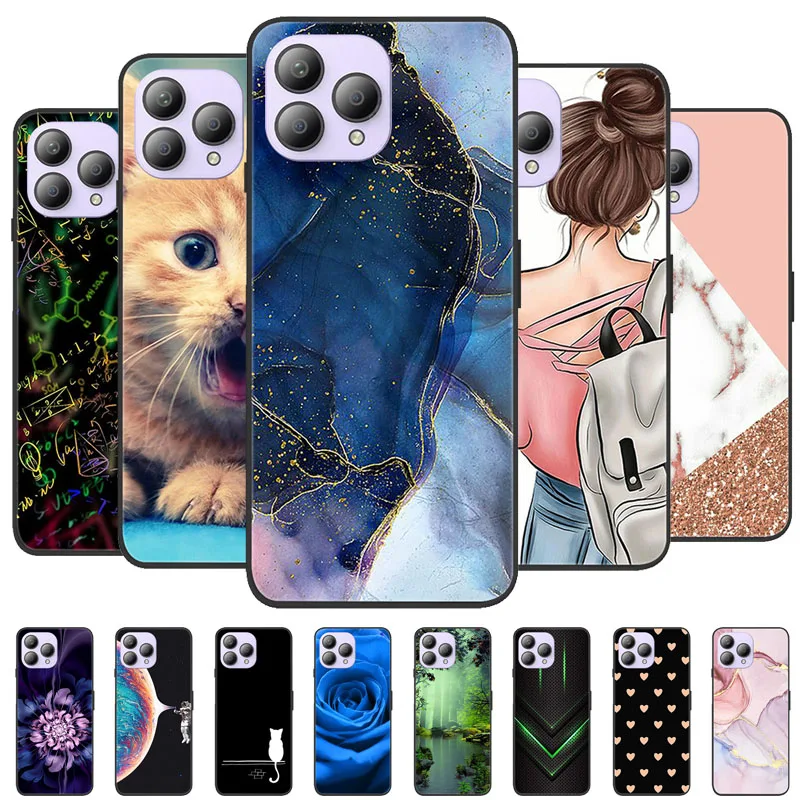 

For Cubot P80 Case Cover For Cubot P 80 Silicone Soft Marble Black Bumper Funda Coque for Cubot P80 CubotP80 Global Protective