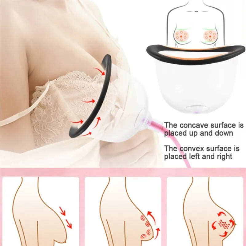 

Smart breast enhancement care device with pulse, vacuum negative pressure shaping, electric breathing