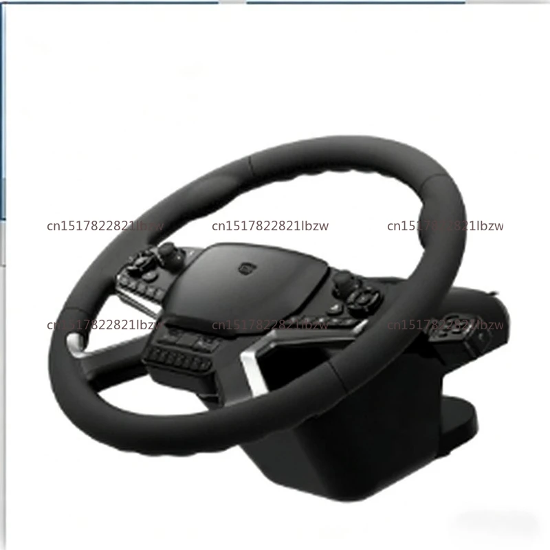 Force Feedback Steering Wheel for Truck Simulator PC Gaming Racing Simulation with Pedals view 2