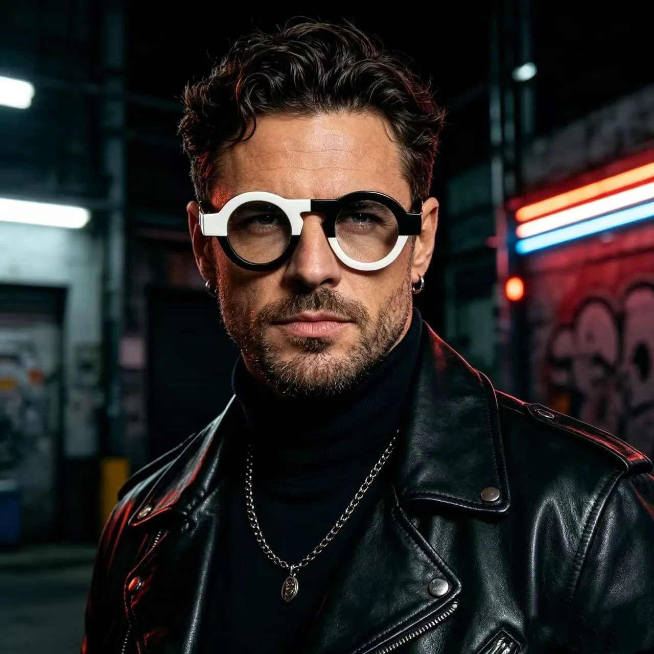 Fashion Retro Thick Glasses Frame Acetate Eyeglasses Frame Round Style Optical Frame For Prescription Lens