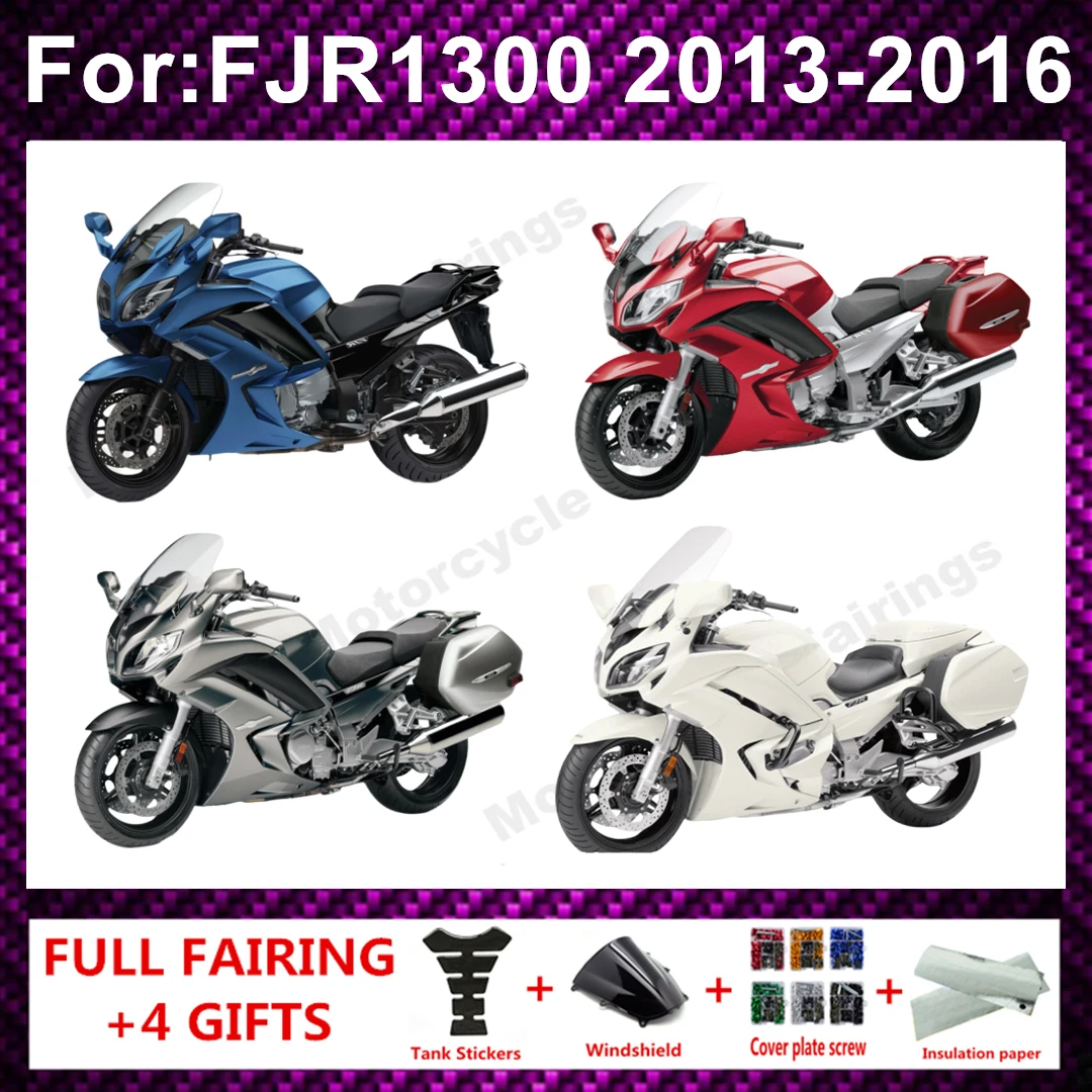 مجموعة هدايا كاملة جديدة للدراجات النارية ABS مناسبة لـ FJR1300 FJR 1300 2013 2014 2015 13 14 15 مجموعات هيكل السيارة البلاستيكية الكاملة