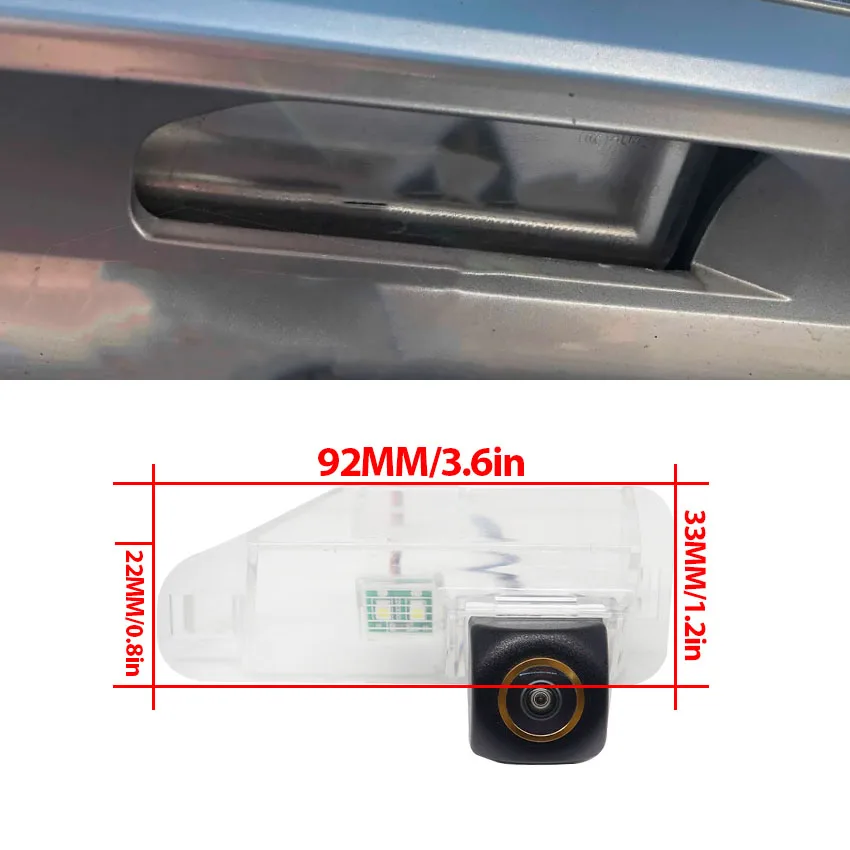 Golden Fisheye HD Backup Rear View camera For Lexus RX270 RX 270 ES350 ES240 ES 350 240 IS250 IS300 IS 250 license plate camera