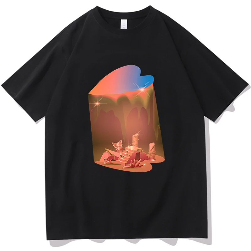 Футболка Oliver Heldens Julia Church Ruins, модная креативная дизайнерская футболка для мужчин и женщин, хлопковые футболки, повседневная футболка с коротким рукавом и круглым вырезом Y2K