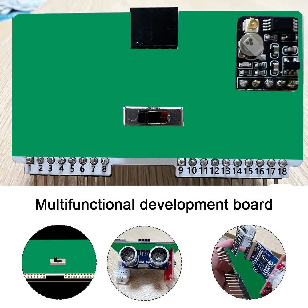 Imagem -05 - Placa de Desenvolvimento Multifuncional para Flipper Zero 5in fm Gps Sensor Ultrassônico Led Sensor de Temperatura Modificação do Módulo