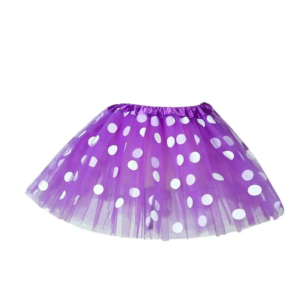 الصيف موجة نقطة توتو تنورة تول المعاوضة تنورة الرقص الملونة الأميرة تنورة أطفال بنات