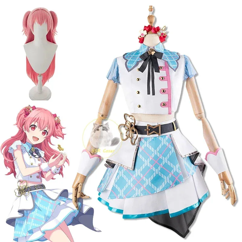مشروع Sekai المرحلة الملونة! الفذ. المزيد من أزياء القفز Kiritani Haruka Hanasato Minori Momoi Airi Hinomori Shizuku التأثيرية؛ 6'x،