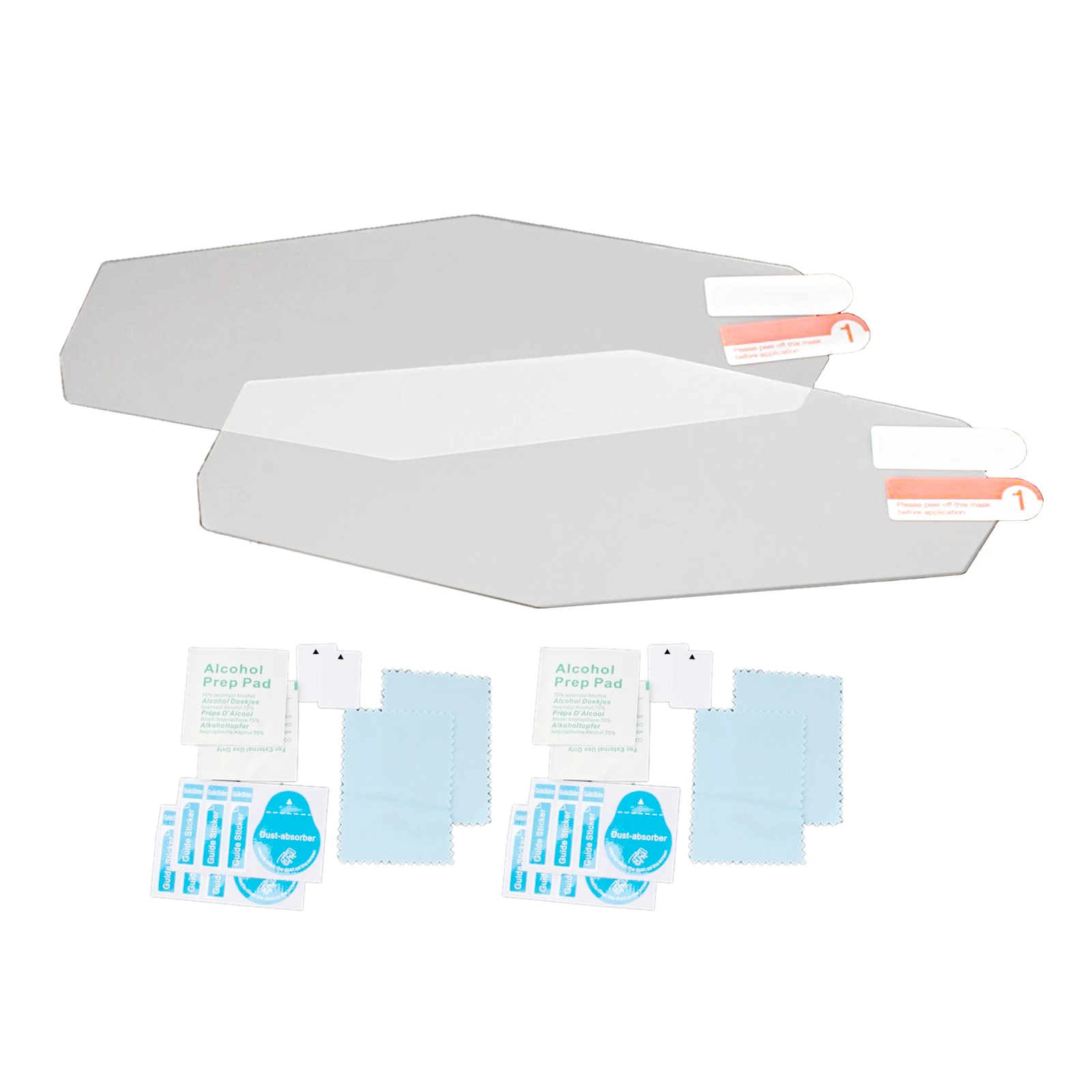 

2pcs Clear Motorcycle Film Protectors For Yamaha FZ-09 MT-09 13-21 Motorcycle Instrument Protection Film Anti Scratch With Tool