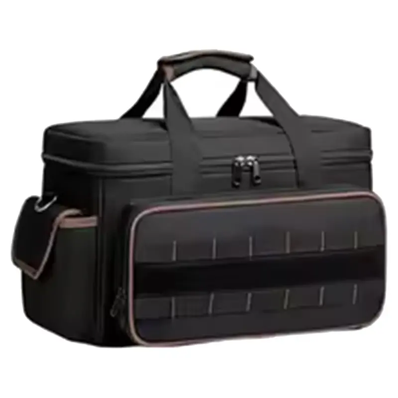 

【NOW SAVE】Wide-Mouth Tote Bag, Large Tool Bag Organizer, Electrician' S Tool Bag,Adjustable Shoulder Strap