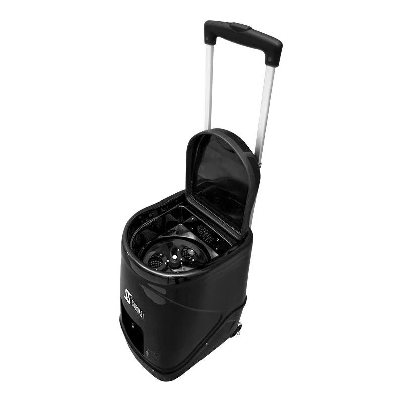 2024 Portable Squash Training Ball Warmer Machine With 80 Ball Loading and Mobile APP Operation
