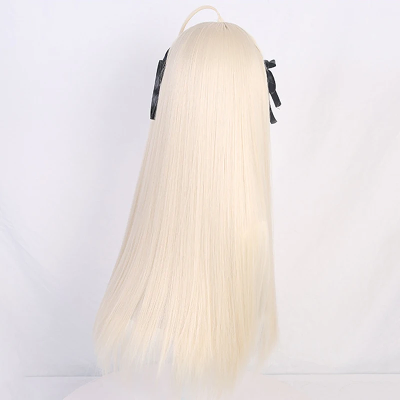 Anime Yosuga No Sora Kasugano Sora 코스프레 가발 소녀 황금 긴 머리 내열성 합성 가발 할로윈 카니발 소품