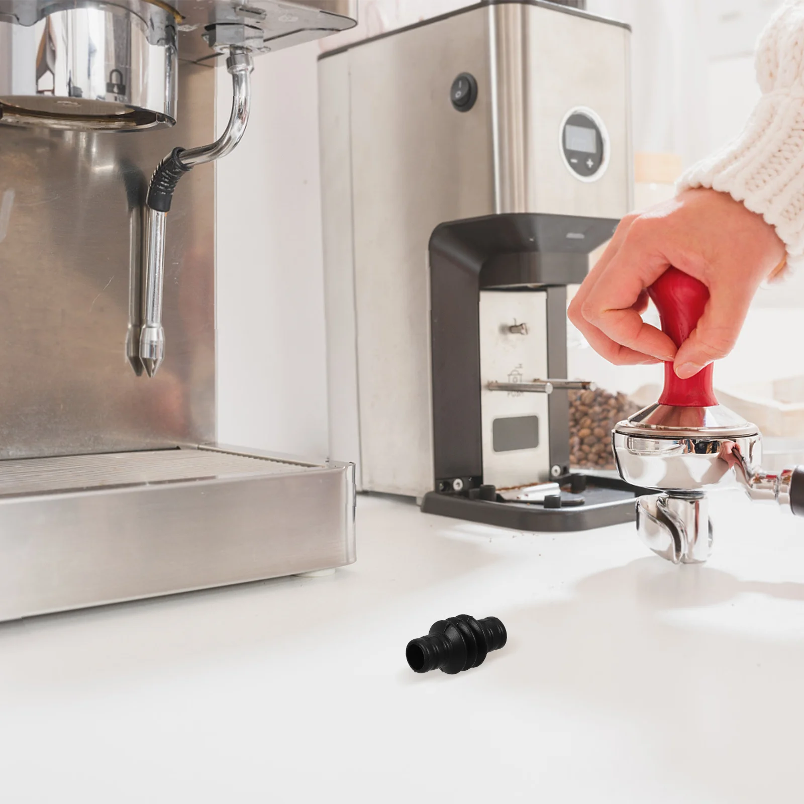 

Rubber Cover for Coffee Machine Steam Wand Anti-Scalding Protective Sleeve Heat Insulation Grip Nozzle Protector Replacement