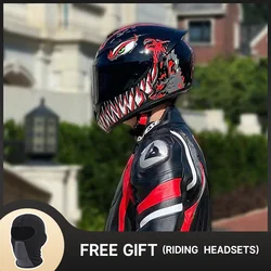 Professional Original Racing Helmets Motorcycle ECE DOT Approved Full Face Modular Helmets Winter Kask Motorsiklet Casco Moto