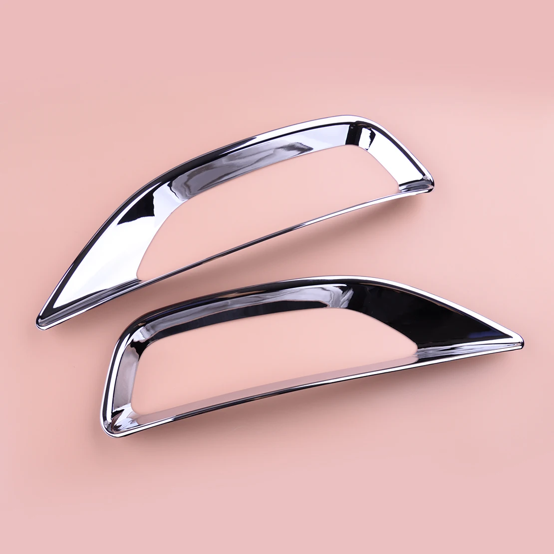 

1 Pair Car Chrome Style ABS Rear Bumper Fog Light Lamp Frame Cover Trim Fit for Kia Sorento 2016 2017 2018 2019 2020