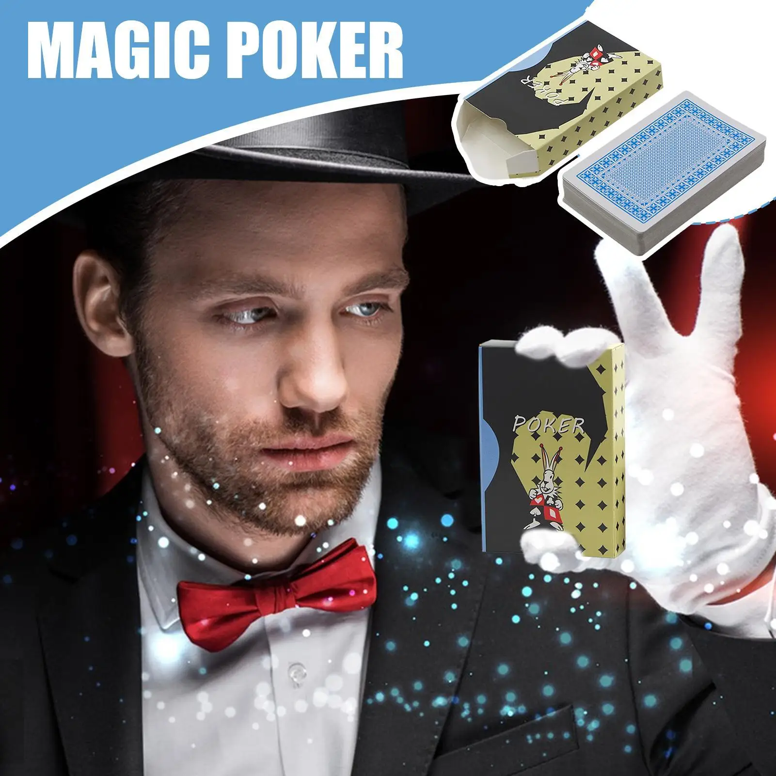 Trick Cards Beginners Deck Collectible Entertainment Poker Stage Trick Marked Deck Playing Performance Props With Instruction