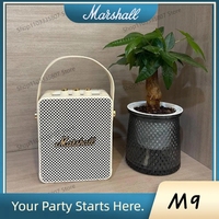 Marshall M9 Mini Portable Bluetooth Speaker HIFI Subwoofer Wireless Speaker Outdoor Sports Stereo Speaker Waterproof Sound Box