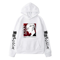 Fashion Men's Hoodie Tokyo Avengers Anime Print With Hoodie Fan Men And Women Casual Loose Hoodie Street Oversized Hoodie