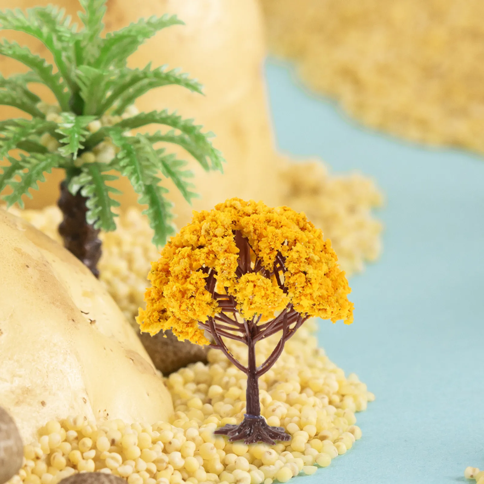 

50Pcs Trees Foot Base Miniature Architectural Scenery Stand Support for DIY Building Landscape Design Decorative Foliage Display