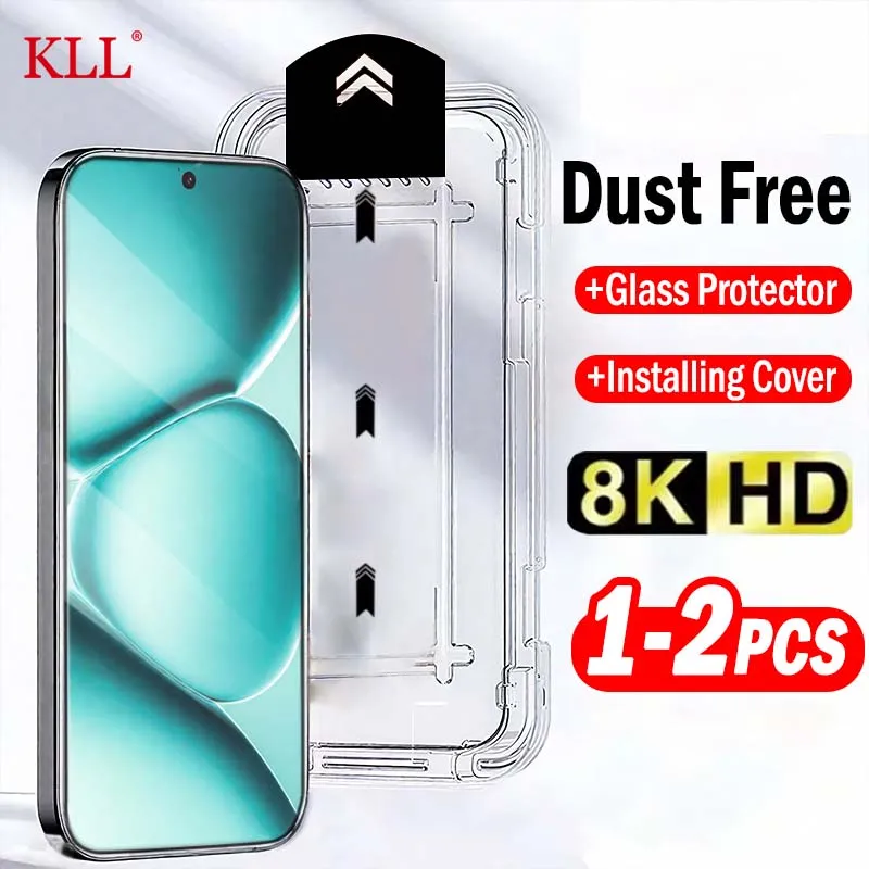 

1-2pcs Oleophobic Coating Dust Free Easy Installation Screen Protector for Xiaomi Redmi Note 15 Pro 5G Tempered Glass