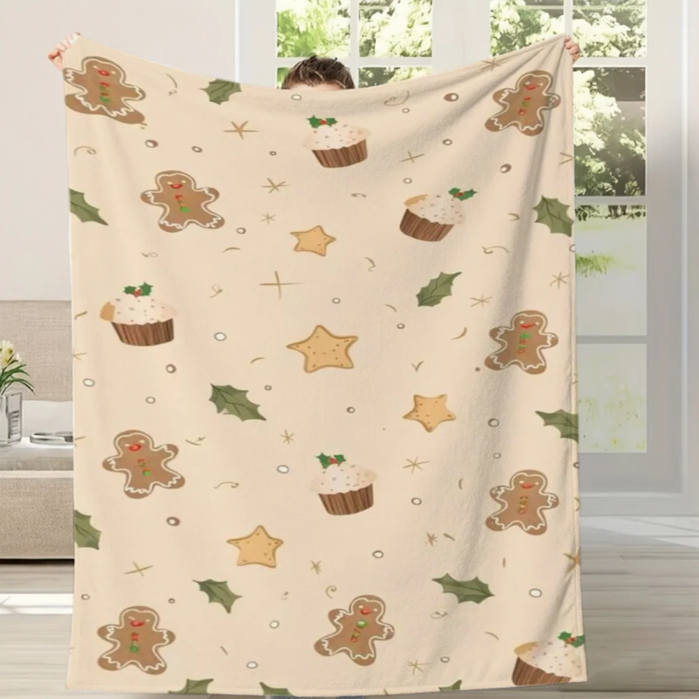 Elegant Snowy Night Motif Cozy Bed Throw Versatile Home Decor Gift Idea For Gym Dance Studio Lounge Room Space