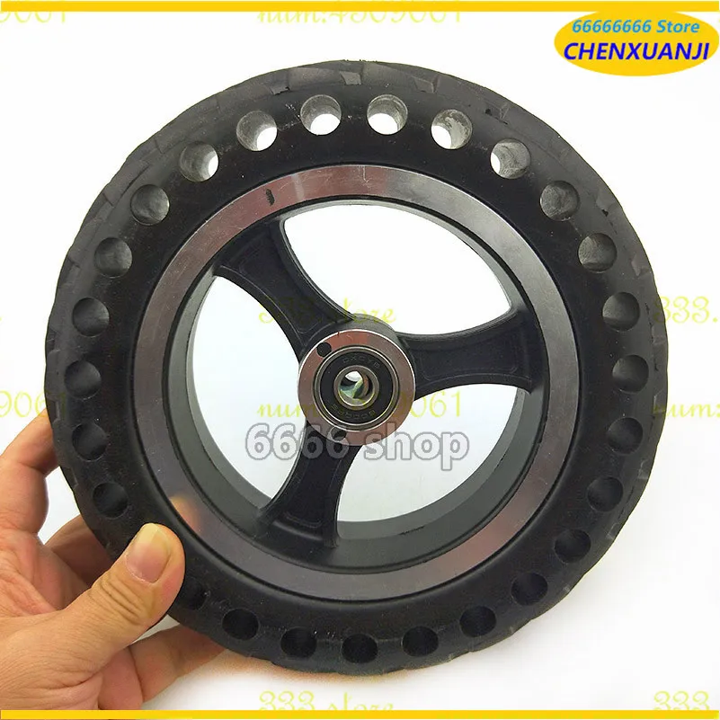 Solid Tire  200 x 50 tyre and alloy wheel hub Fits Gas Scooter Electric Scooter Vehicle Mobility Scooter wheelchair wheels