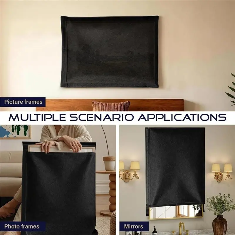 RMWIN-Picture Frame Bag Reusable Protective Pouch Mirror Protective For Camping Home Travel