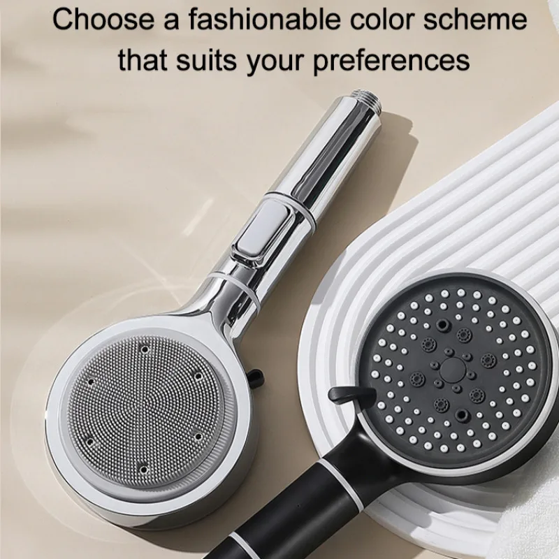 rubbing stop water filtration pressurized shower universal bath handheld multifunctional pressurized rosette nozzle shower head