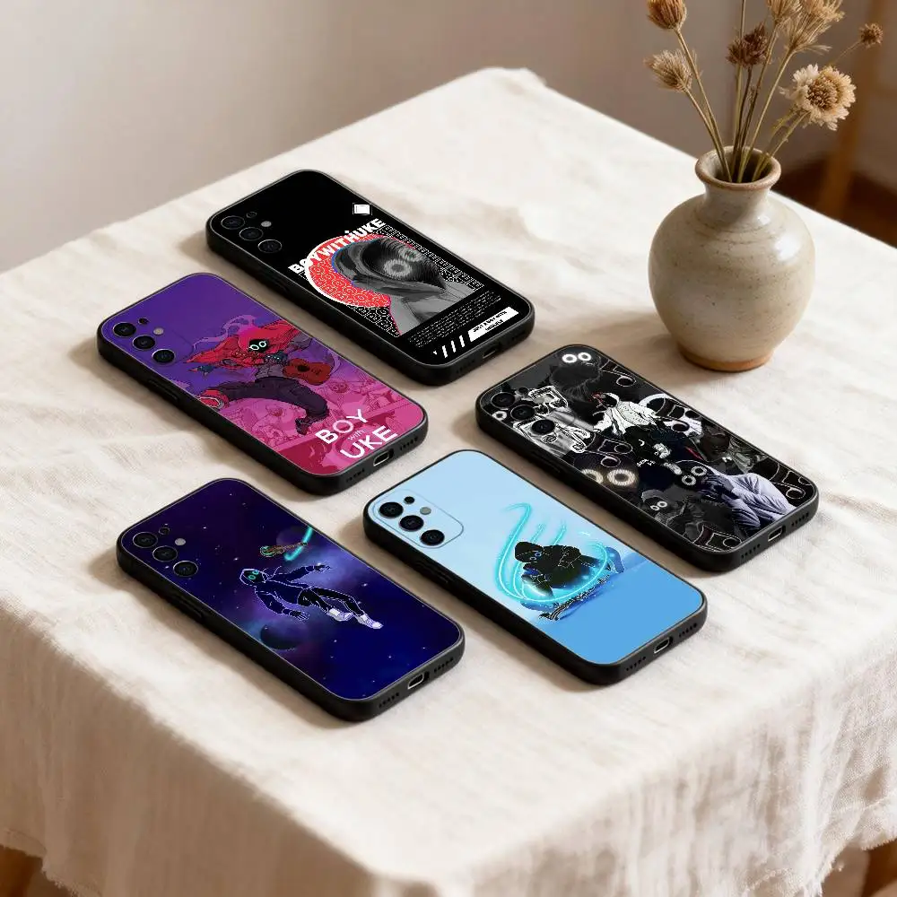 Funny B-BoyWithUke Singer   Phone Case For Samsung S26,25,24,23,22,30,21,10,9,Ultra,Plus,Lite Black Soft Case