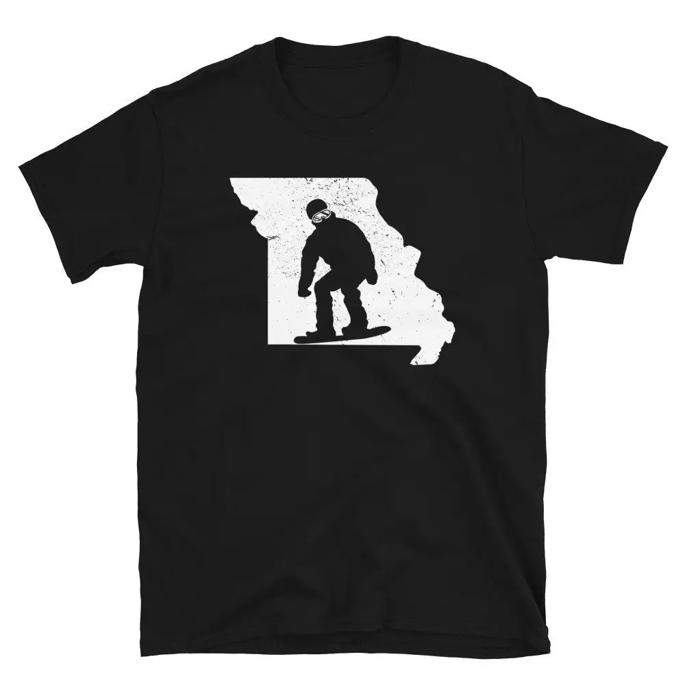 Missouri Snowboard T Shirt Snowboarding Snowboarder Map s