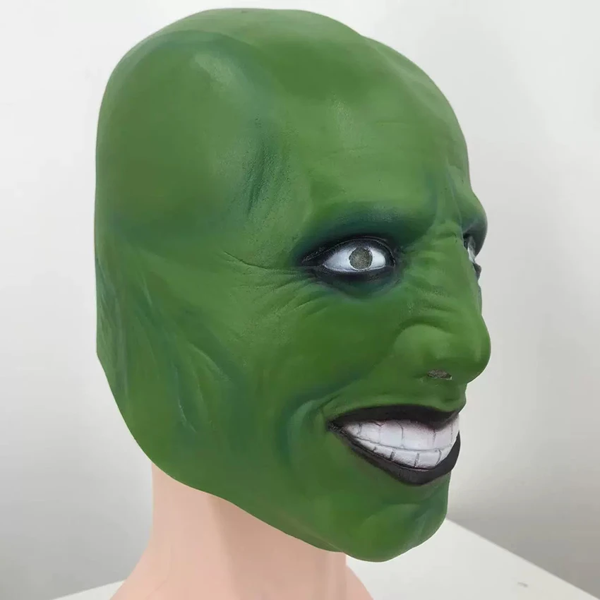 Sohn der Maske 2 Stanley Lpkiss Jim Carrey Clown Latex Halloween Lustige Gruselige Karnevalsparty Maskerade Festival Maske Requisiten